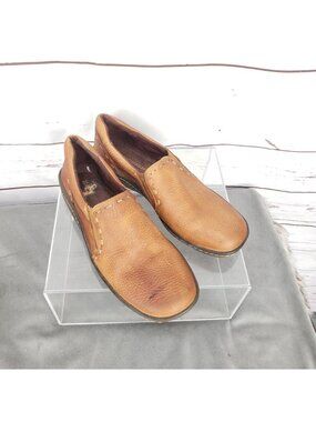 Naturalizer Loafers Shoe Size 5m Women's Brown Leather Slip-On Loafer made in Br